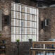 Cylinder Outdoor Wall Cylinder in Black, Standard Lamping